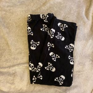 Skull pajama pants